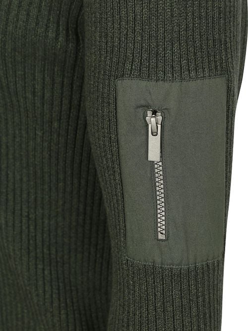 Suitable Mou Half Zip Pullover Dark Green Product / Detail