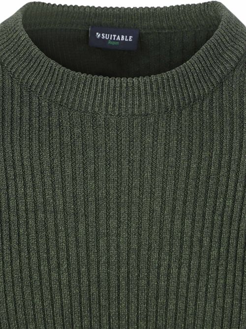 Suitable Mou Pull Vert Foncé Product / Detail