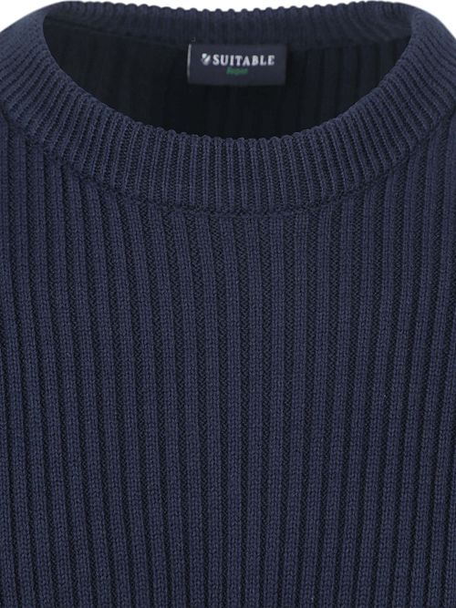Suitable Mou Pullover Navy Product / Detail