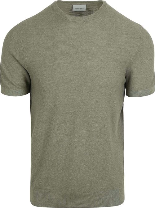 Suitable Piqué T-shirt Leinen Grün Product