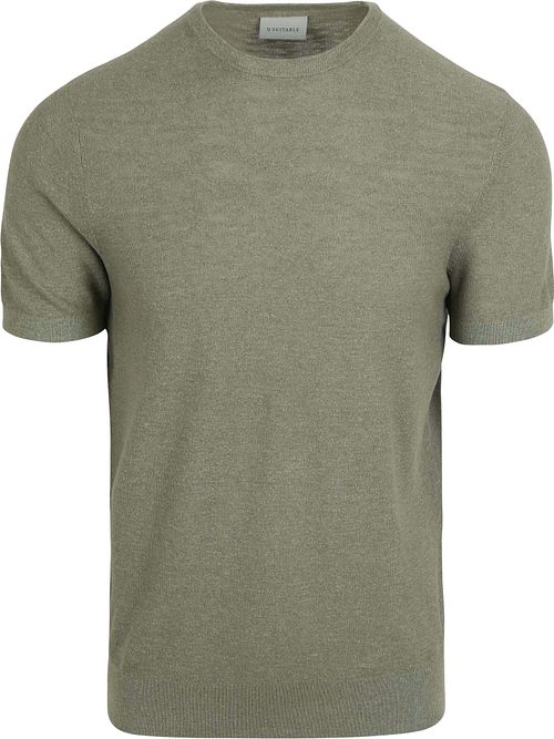Suitable Piqué T-shirt Linen Green Product