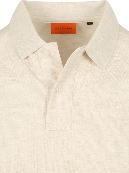 Suitable Mang Poloshirt Ecru Product / Detail