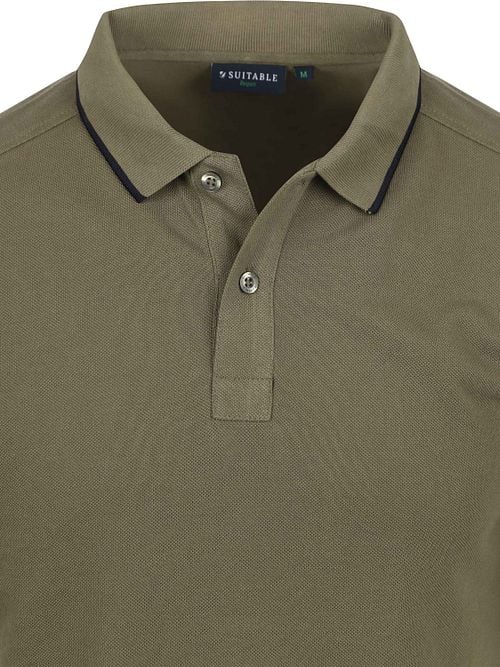 Suitable Respect Poloshirt Tip Ferry Olivgrün Product / Detail