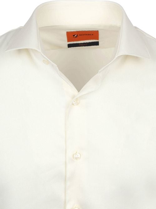 Suitable Shirt Extra Long Sleeves Twill Ecru