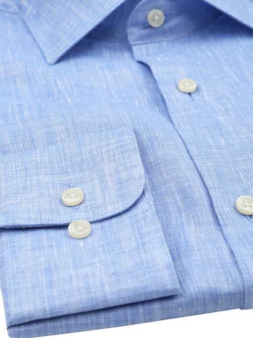 Suitable Shirt Linen Light Blue Product / Detail
