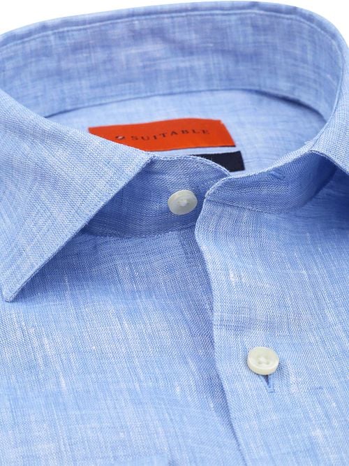 Suitable Shirt Linen Light Blue Product / Detail