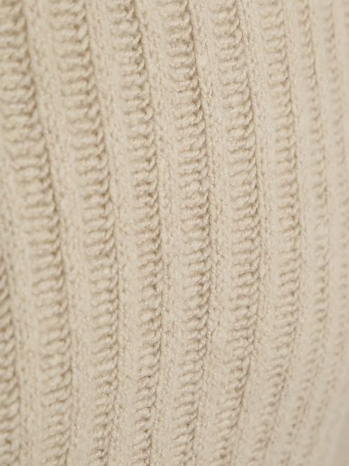 Suitable Pullover Boiled Wool Ecru