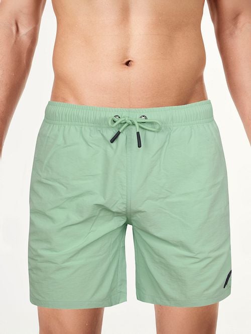 Suitable Swimshort Plain Light Green Model / Voorkant