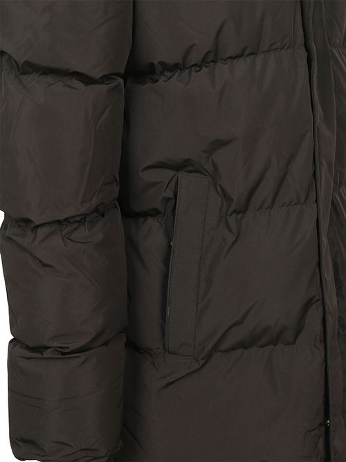 Superdry Lange Pufferjas Hooded Zwart