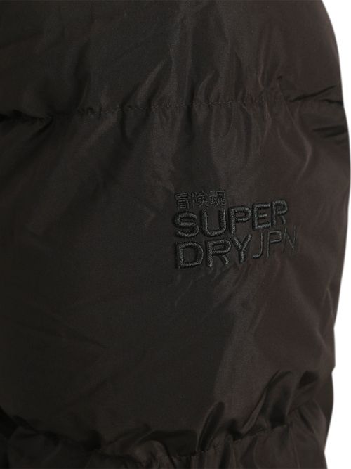 Superdry Veste Bouffante Long Hooded Noir