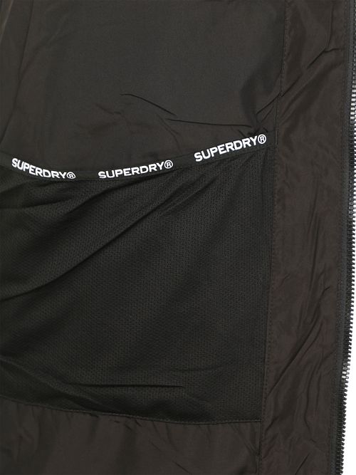 Superdry Veste Bouffante Long Hooded Noir