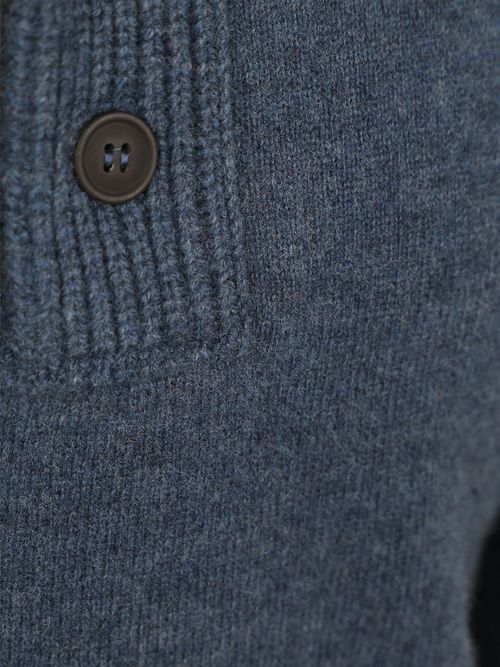Barbour Mocker Sweater Wool Indigo