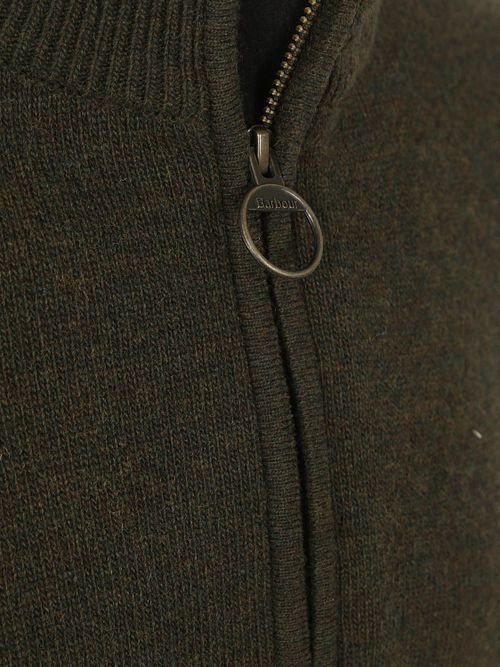 Barbour Half Zip Pullover Wool Olive Product / Detail