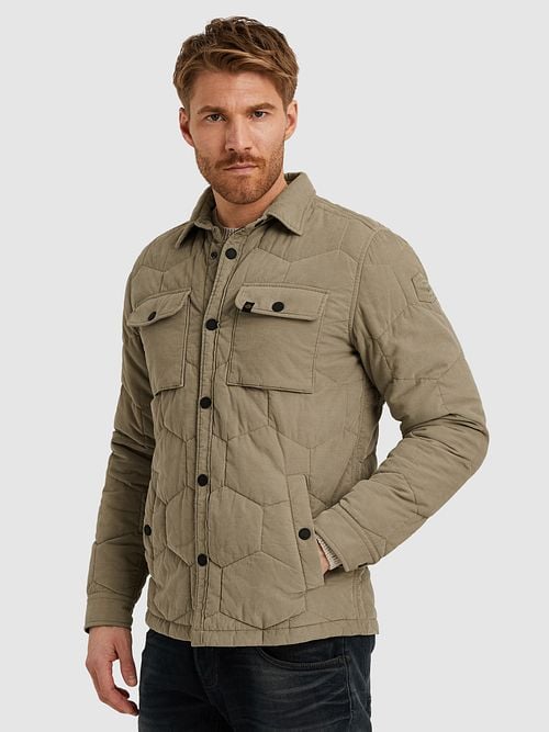 PME Legend Jacket Futurer Taupe Model / Voorkant