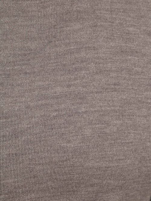 Profuomo Pullover Merinowolle Taupe
