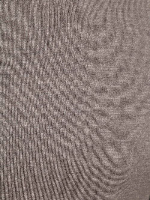 Profuomo Pullover Merino Wool Taupe