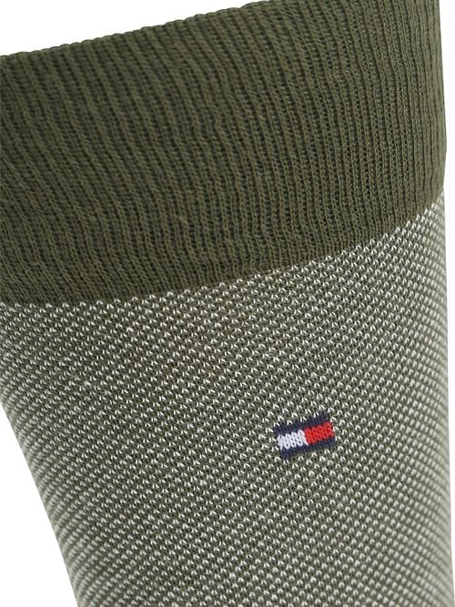 Tommy Hilfiger Chaussettes Lot de 2 paires Birdseye Vert