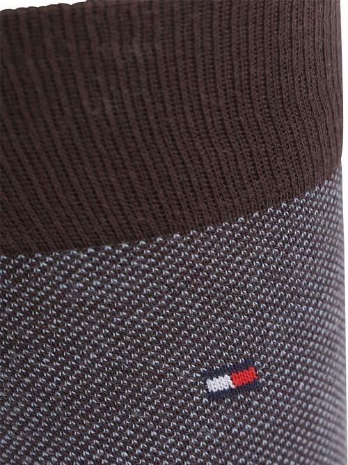 Tommy Hilfiger 2-Pair Socks Birdseye Burgundy Navy