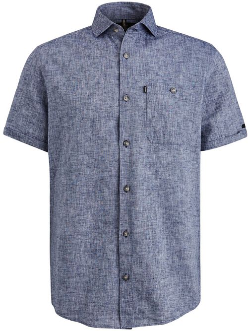 Vanguard Short Sleeve Hemd Leinen Blau Product