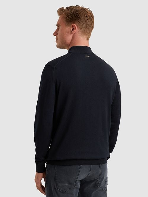 Vanguard Knitted Pullover Navy Model / Achterkant