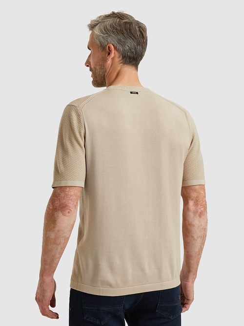 Vanguard T-Shirt Structure Beige Model / Achterkant