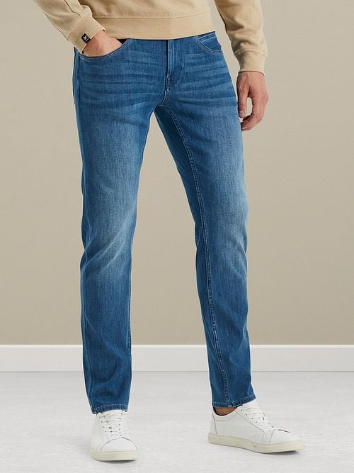 Vanguard V850 Rider Jeans Blauw UFW Model / Voorkant