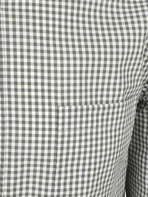 Steppin' Out Chemise Poplin A Carreaux Vert