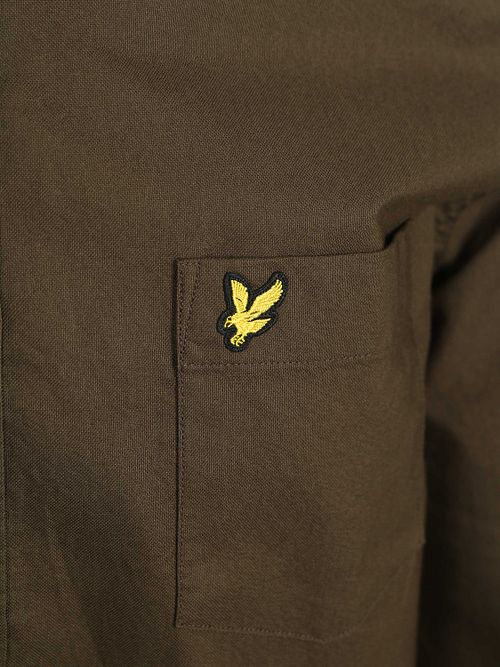 Lyle & Scott Shirt Plain Oxford Olive Product / Detail