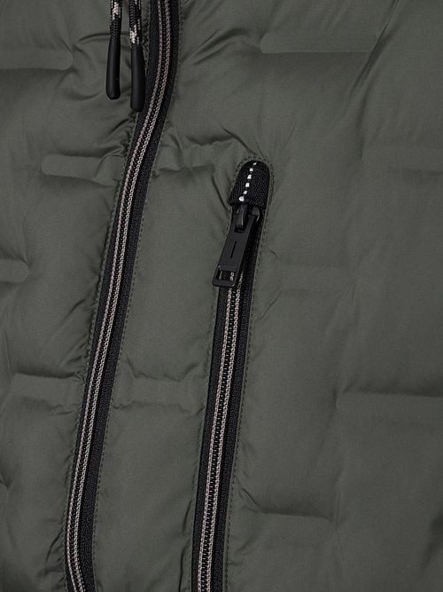 Casa Moda Veste Sans Manches Squaredpuff Olive
