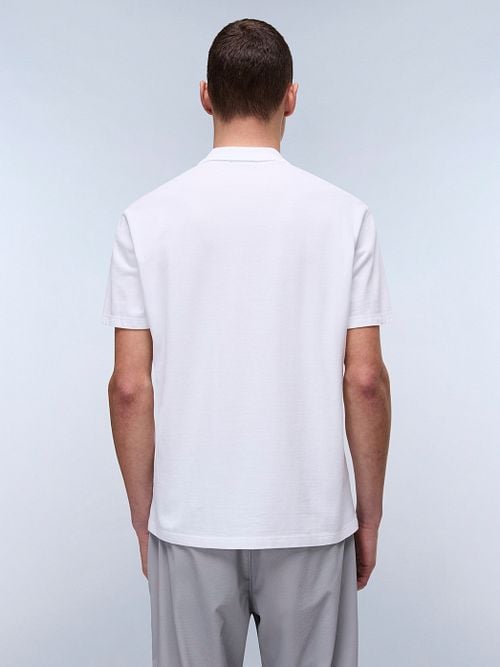 Napapijri Ealis Polo Shirt White Model / Achterkant