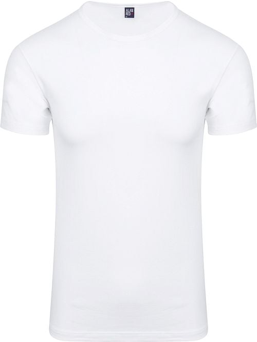 Alan Red Ottawa T-shirt Stretch White 2-Pack Product