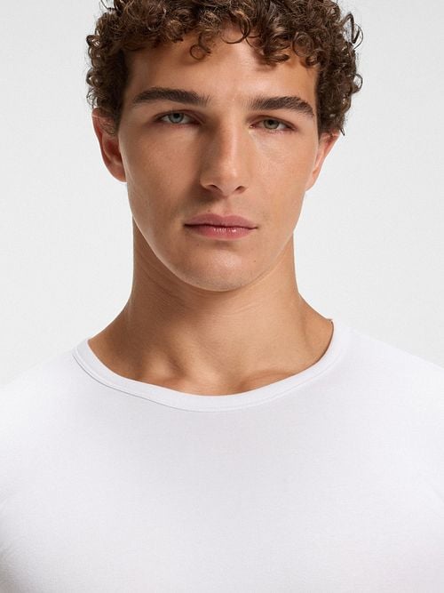BOSS T Shirt Modern 2-Pack White Model / Detail