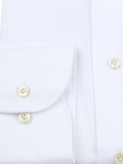 Profuomo Twill Hemd Wit Product / Detail
