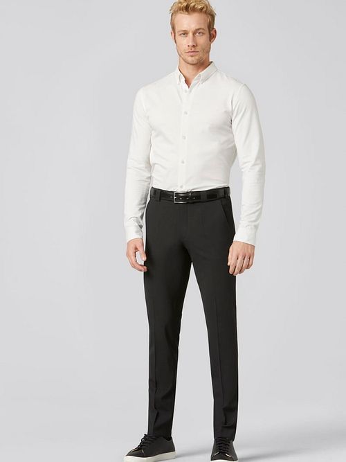 Meyer Pantalon Roma Wolmix Zwart Model / Voorkant