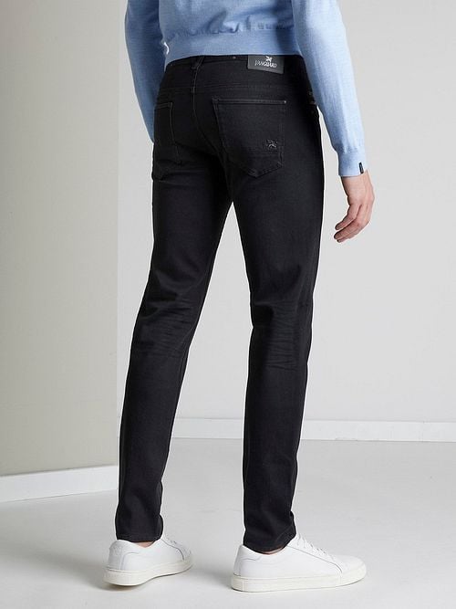Vanguard V850 Rider Jeans Zwart CBD Model / Achterkant