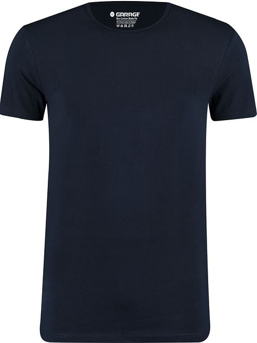 Garage 2-Pack Basic T-shirt Bio Donkerblauw Product