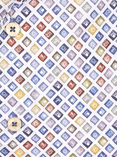 R2 Shirt Print Dashboard Multicolor Product / Detail