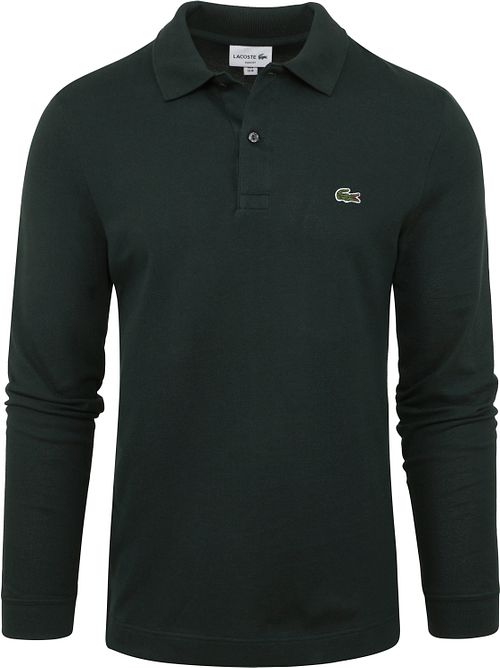 Lacoste Langarm-Poloshirt Dunkelgrün Product