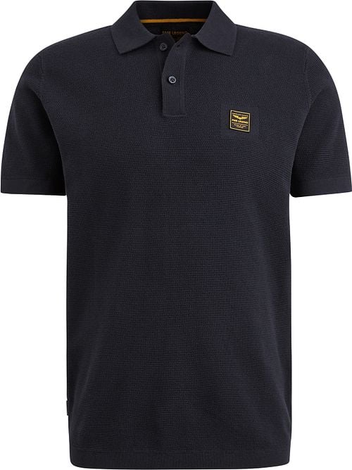 PME Legend Poloshirt Knitted Navy Product