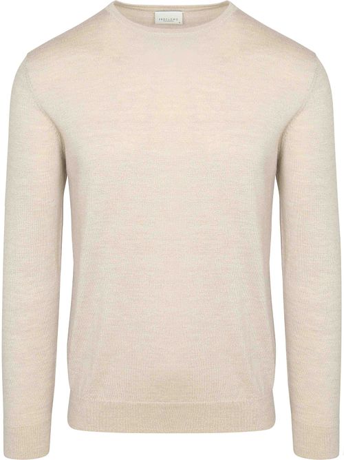 Profuomo Pull-over Laine Merinos Ecru Product