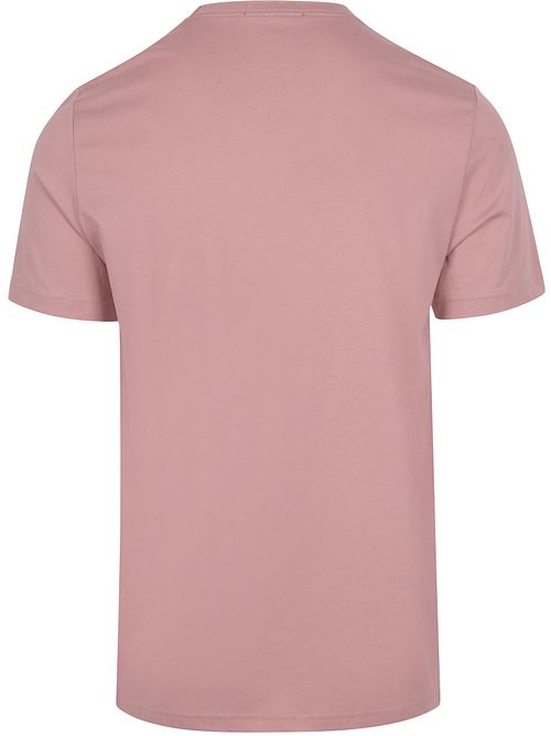 Fred Perry T-Shirt Rose Vieux Product / Achterkant
