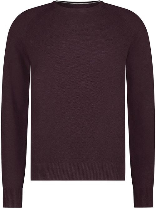 State Of Art Sweater Structure Contrast Burgundy Product