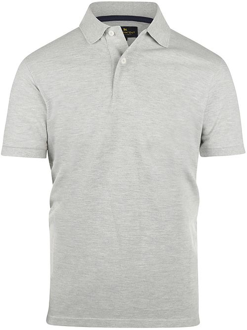 Steppin' Out Polo Shirt Piqué Classic Melange Grey Product