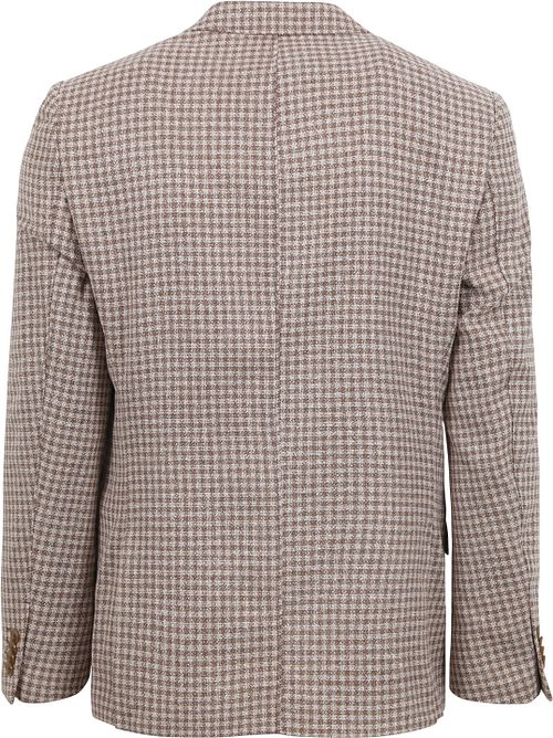 Suitable Grou Blazer Checks Beige Product / Achterkant