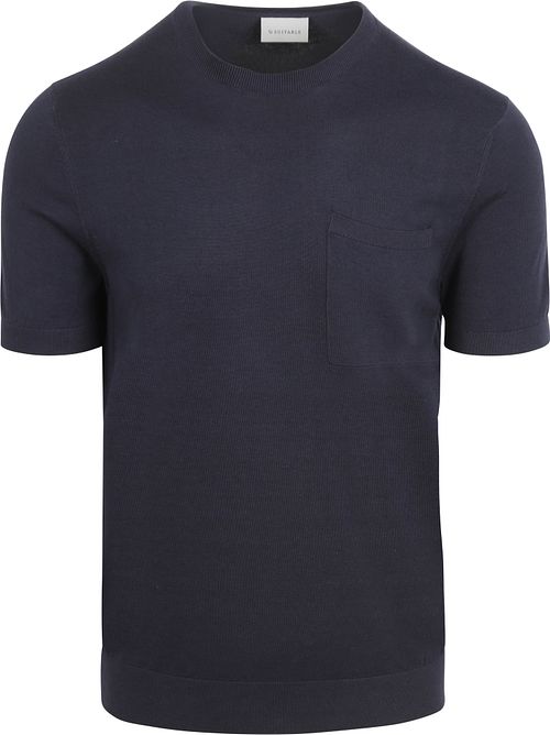 Suitable Knitted T-shirt Pocket Compact Marine Product