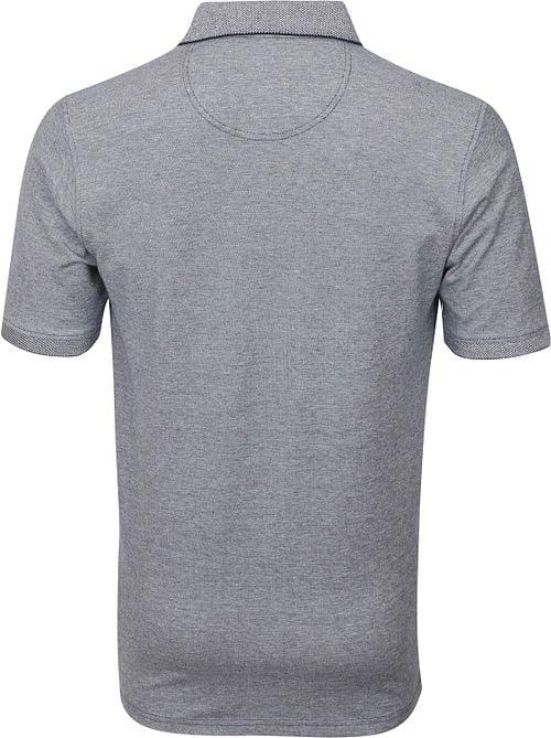 Casa Moda Polo Shirt Stretch Melange Dark Blue Product / Achterkant