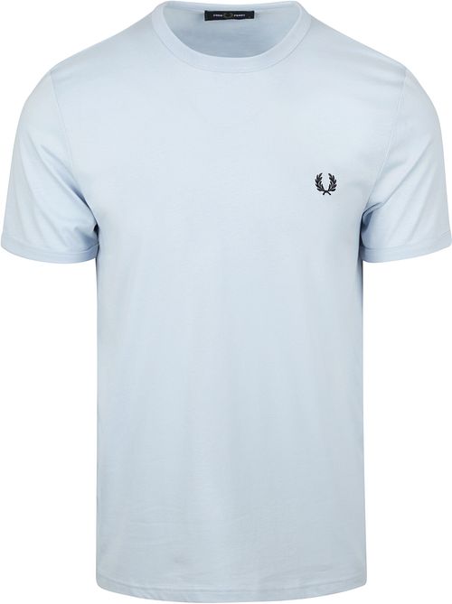 Fred Perry T-shirt Ringer Licht Blauw Product