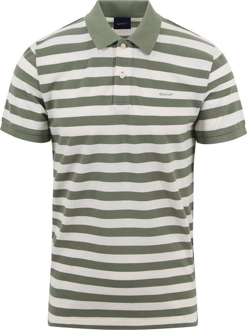 Gant Polo Shirt Stripes Green Product