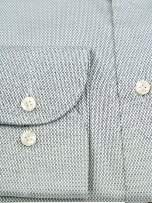 Profuomo Basketweave Shirt Green Product / Detail
