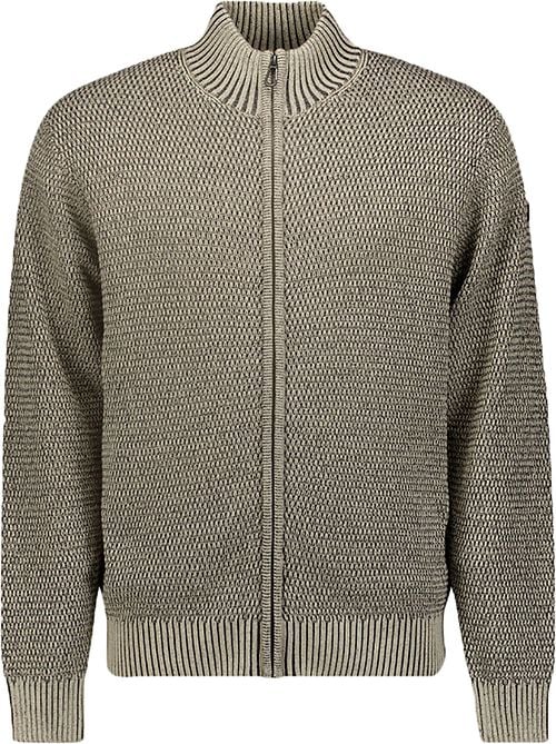 No Excess Cardigan Zipper Greige Product